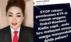 Sebarkan Hoax, Legislator Jeane Laluyan Terancam Dipolisikan