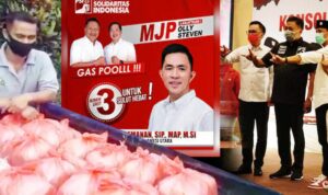Astaga, Polisi Amankan Sembako dari Melky Pangemanan Asal PSI