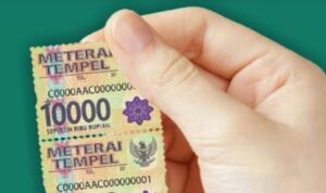 Resmi Beredar, Ini Dokumen yang Wajib Pakai Meterai Rp10.000