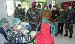 TNI AL Serang Sangkup Dengan Serbuan Vaksinasi