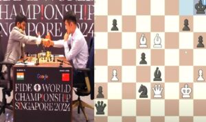 Ding Liren Kalahkan Gukesh di Game 1 Kejuaraan Dunia 2024