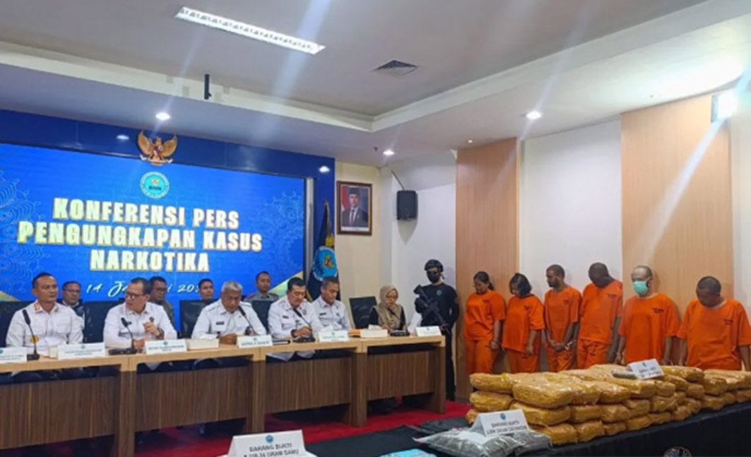 Tim Gabungan BNN Amankan 60,19 kg Narkoba