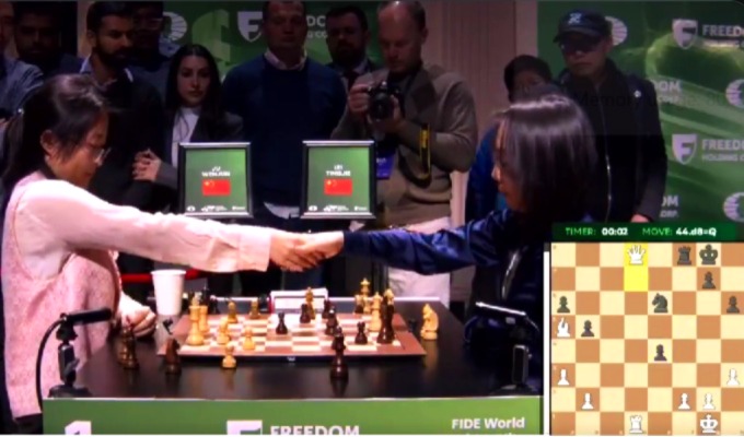 Ju Wenjun Juara Dunia Wanita Catur Kilat 2024