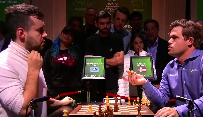 Magnus Carlsen dan Ian Nepo Juara Dunia Catur Kilat 2024