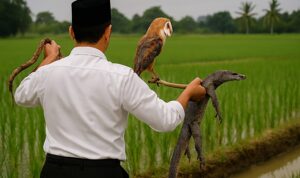 Bupati Indramayu Lepas Ular ke Sawah untuk Basmi Hama Tikus
