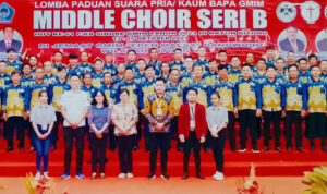 HUT PKB Sinode GMIM 2025: Urutan Naik Panggung Middle Choir Seri B