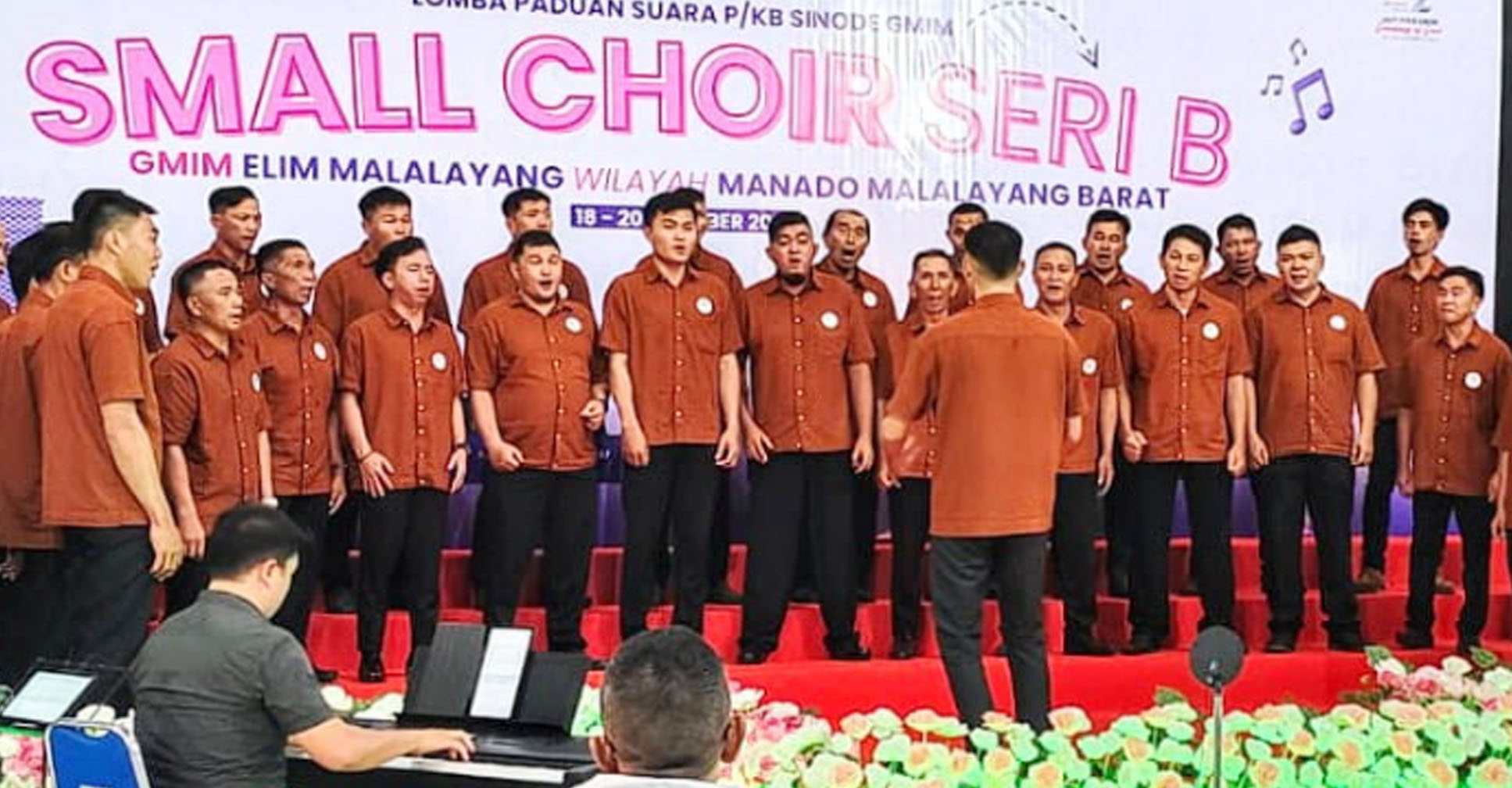 HUT PKB Sinode GMIM 2025: Urutan Naik Panggung Small Choir Seri B