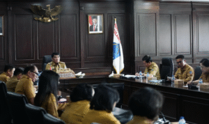 Gubernur Sulut Telaah Capaian SKPD dalam Rapat Evaluasi Anggaran APBD 2025