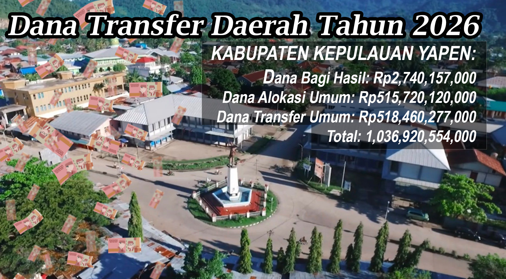 Kabupaten Kepulauan Yapen Dapat Dana Rp1 Triliun, Mau Buat Apa?