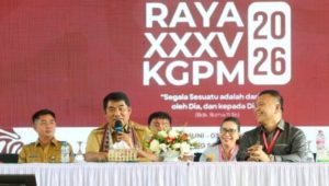 Hadiri Sidang Raya XXXV KGPM, Gubernur Yulius Selvanus Ajak Gereja dan Pemerintah Harus Berjalan Bersama Membangun Sulut