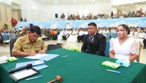 130 Pasangan Beruntung, Gubernur Sulut Jadi Saksi Pernikahan di Peringatan Harganas ke-33