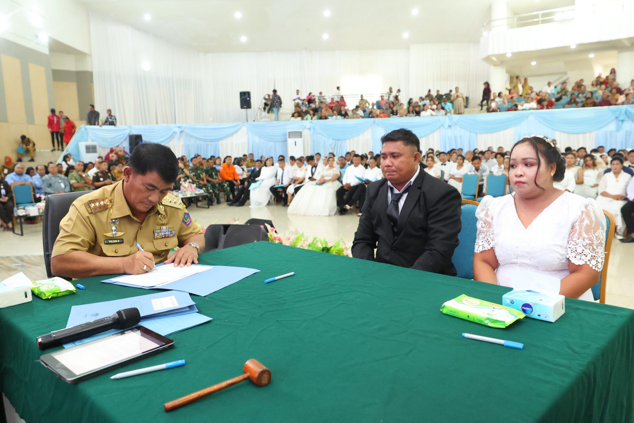 130 Pasangan Beruntung, Gubernur Sulut Jadi Saksi Pernikahan di Peringatan Harganas ke-33