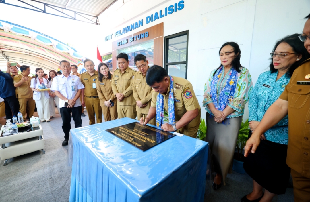 Resmikan Unit Hemodialisis RSMN Bitung, Gubernur Sulut Wujudkan Pelayanan Publik Yang Berkualitas